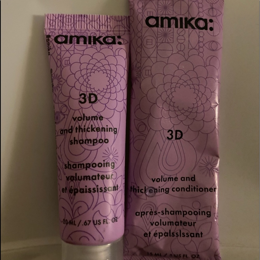 Amika thickening shampoo/conditioner